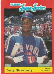 Darryl Strawberry Baseball Cards 1989 Fleer League Leaders Prices