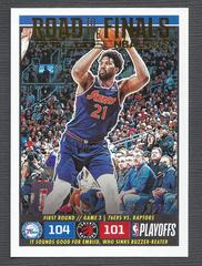 Joel Embiid #16 Basketball Cards 2022 Panini Hoops Road to the Finals Prices