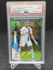 Kylian Mbappe [Green Bubbles Refractor] Soccer Cards 2019 Topps Chrome UEFA Champions League Prices