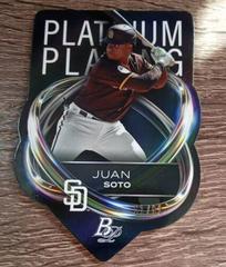 Juan Soto #PPD-17 Baseball Cards 2023 Bowman Platinum Plating Die Cut Prices