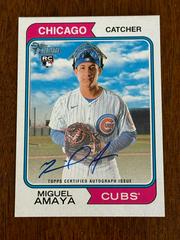 Miguel Amaya #ROA-MA Baseball Cards 2023 Topps Heritage Real One Autographs High Number Prices