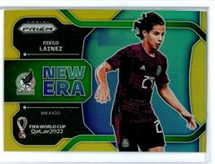 Diego Lainez [Gold] Soccer Cards 2022 Panini Prizm World Cup New Era Prices