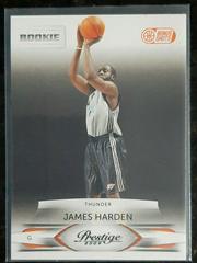 James Harden [Bonus Shots Orange] Basketball Cards 2009 Panini Prestige Prices