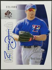 Reed Johnson [SP Limited Gold Autograph] #138 Baseball Cards 2002 SP Authentic Prices