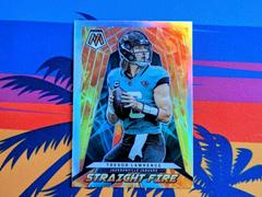 Trevor Lawrence [Silver] Football Cards 2022 Panini Mosaic Straight Fire Prices