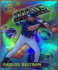 Carlos Beltran [Refractor] #OTG26 Baseball Cards 2000 Topps Chrome Own the Game Prices