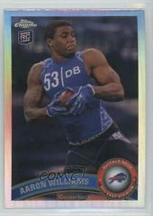 Aaron Williams [Refractor] #156 Football Cards 2011 Topps Chrome Prices