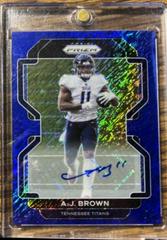 A. J. Brown [Autographs Blue Shimmer] #1 Football Cards 2021 Panini Prizm Prices