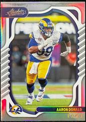 Aaron Donald [Spectrum] #36 Football Cards 2022 Panini Absolute Prices