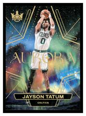 Jayson Tatum #15 Basketball Cards 2023 Panini Court Kings Aurora Prices
