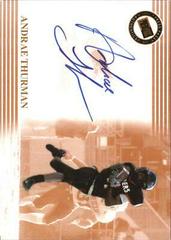 Andrae Thurman [Bronze] Football Cards 2004 Press Pass Autograph Prices