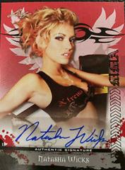 Natasha Wicks [Red] Ufc Cards 2010 Leaf MMA Autographs Prices