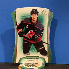 Sebastian Aho [Green] Hockey Cards 2021 SP Authentic Die Cuts Prices