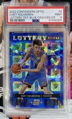 Chet Holmgren [Blue Cracked Ice] #2 Basketball Cards 2022 Panini Contenders Optic Lottery Ticket Prices
