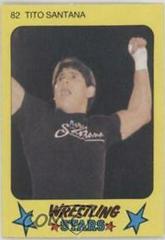 Tito Santana #82 Wrestling Cards 1986 Monty Gum Wrestling Stars Prices