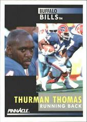Thurman Thomas #107 Football Cards 1991 Pinnacle Prices