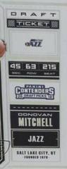 Donovan Mitchell [White Jersey] Basketball Cards 2018 Panini Contenders Draft Picks Prices