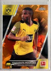 Youssoufa Moukoko [Orange] Soccer Cards 2021 Topps Chrome Bundesliga Sapphire Prices