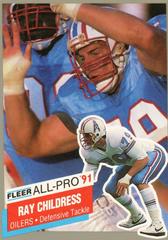 Ray Childress Football Cards 1991 Fleer All Pro Prices