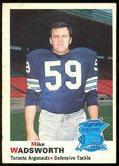 Mike Wadsworth Football Cards 1970 O Pee Chee CFL Prices