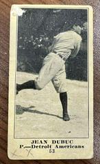 Jean Dubuc Baseball Cards 1916 Famous & Barr Co Prices