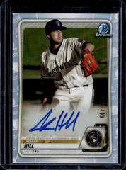 Adam Hill [Refractor] #CPA-AHI Baseball Cards 2020 Bowman Chrome Prospect Autographs Prices