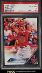 Mike Trout [Batting] Baseball Cards 2016 Topps Prices