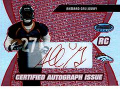 Ahmaad Galloway [Certified Autograph Red] #125 Football Cards 2003 Bowman's Best Prices