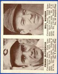 Frank Mccormick, Bill Werber Baseball Cards 1941 Double Play Prices