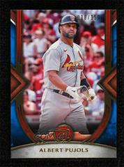 Albert Pujols [Sapphire] #37 Baseball Cards 2022 Topps Museum Collection Prices