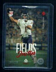Justin Fields [Red] #203 Football Cards 2021 Panini Chronicles Luminance Prices