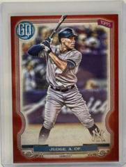 Aaron Judge [Red] #50 Baseball Cards 2020 Topps Gypsy Queen Prices