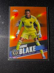 Andre Blake [Orange] Soccer Cards 2022 Topps Chrome MLS Prices