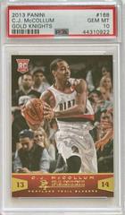 C.J. McCollum [Gold Knights] #168 Basketball Cards 2013 Panini Prices