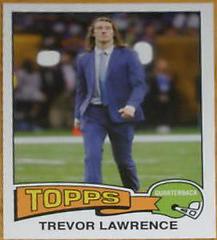Trevor Lawrence #16 Football Cards 2021 Topps X Trevor Lawrence Prices