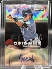 Curtis Mead #AU-CU Baseball Cards 2022 Panini Prizm Draft Picks Autographs Prices