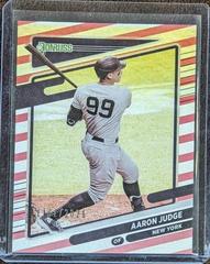 Aaron Judge [Red White Stripes] #182 Baseball Cards 2021 Panini Donruss Prices
