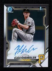 Bubba Chandler Baseball Cards 2021 Bowman Draft Pick Chrome Autographs Prices