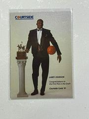 Larry Johnson #1 Basketball Cards 1991 Courtside Prices