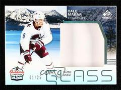 Cale Makar [Sunset] Hockey Cards 2021 SP Game Used NHL Lake Tahoe Games Rink Glass Relics Prices