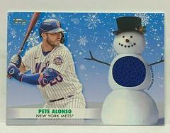 Pete Alonso #WRC-PA Baseball Cards 2021 Topps Holiday Mega Box Relics Prices