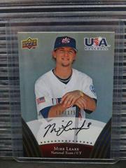 Mike Leake [Autograph Gold] Baseball Cards 2008 Upper Deck USA Baseball Prices