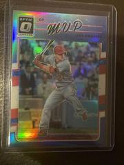 Mike Trout [MVP Blue] #107 Baseball Cards 2017 Panini Donruss Optic Prices