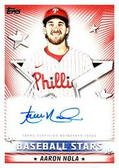 Aaron Nola Baseball Cards 2022 Topps Baseball Stars Autographs Prices