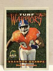 Shannon Sharpe Football Cards 1996 Topps Turf Warriors Prices