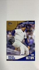 Aroldis Chapman [Gold] #SS-21 Baseball Cards 2022 Topps Significant Statistics Prices