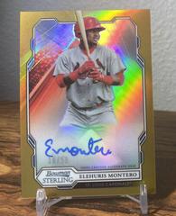 Elehuris Montero [Gold] #EM Baseball Cards 2019 Bowman Sterling Prospect Autographs Prices