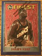 Shawn Kemp [w Coating] Basketball Cards 1995 Finest Prices