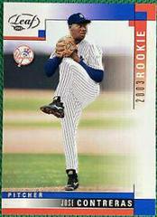 Jose Contreras #304 Baseball Cards 2003 Leaf Prices