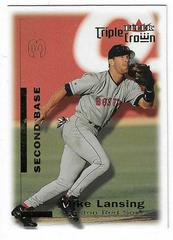 mike lansing #203 Baseball Cards 2001 Fleer Triple Crown Prices